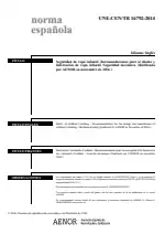 UNE-CEN/TR 16792:2014