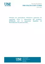 UNE-CEN/TR 13387-5:2018