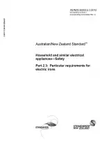AS/NZS 60335.2.3:2012
