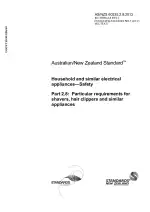AS/NZS 60335.2.8:2013 (IEC TEXT)