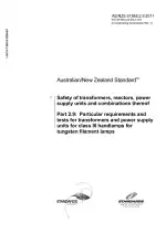 AS/NZS 61558.2.9:2011