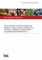 PD CEN ISO/TR 20183:2017