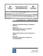 CAN/CSA-E60335-2-15-05 (R2013)
