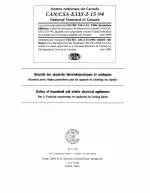 CAN/CSA-E335-2-15-94 (R1999)