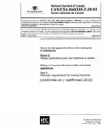 CAN/CSA-E60335-2-28-01 (R2015)