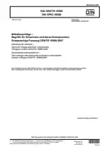 DIN CEN/TR 15588, DIN SPEC 68262
