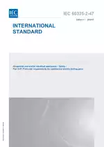 IEC 60335-2-47:2002+AMD1:2008 CSV