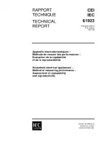 IEC TR 61923:1997