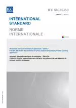 IEC 60335-2-9:2008+AMD1:2012 CSV
