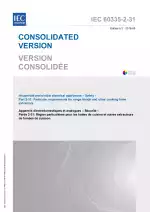 IEC 60335-2-31:2012+AMD1:2016+AMD2:2018 CSV
