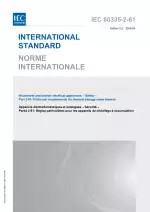 IEC 60335-2-61:2002+AMD1:2005+AMD2:2008 CSV