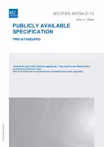 IEC PAS 60704-2-15:2008