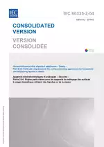 IEC 60335-2-54:2008+AMD1:2015+AMD2:2019 CSV