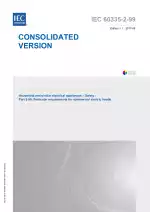 IEC 60335-2-99:2003+AMD1:2017 CSV