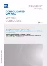 IEC 60335-2-27:2009+AMD1:2012 CSV