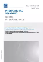 IEC 60335-2-23:2003+AMD1:2008+AMD2:2012 CSV