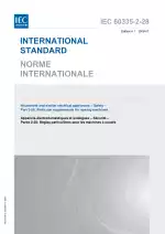 IEC 60335-2-28:2002+AMD1:2008 CSV