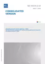 IEC 60335-2-54:2008+AMD1:2015 CSV