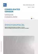 IEC 60335-2-29:2016+AMD1:2019 CSV