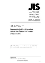 JIS C 9607:1999/Amendment 1:2007