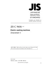 JIS C 9606:1993/Amendment 1:2007